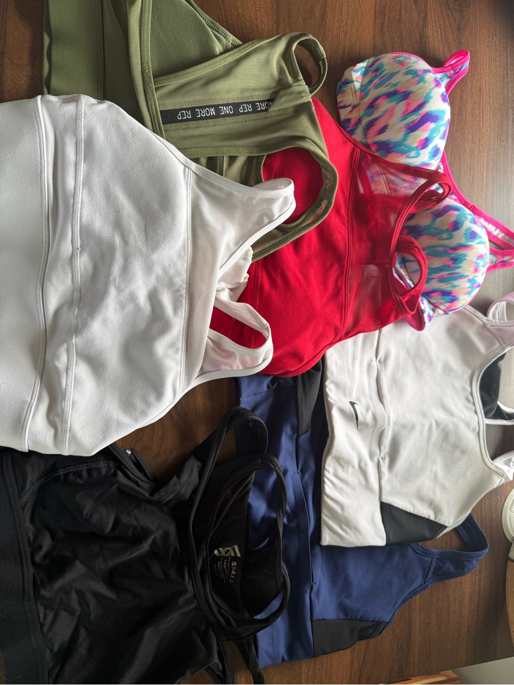 Zyia Bomber All Star Bras, Nike, compression, and Pink push up sports bra